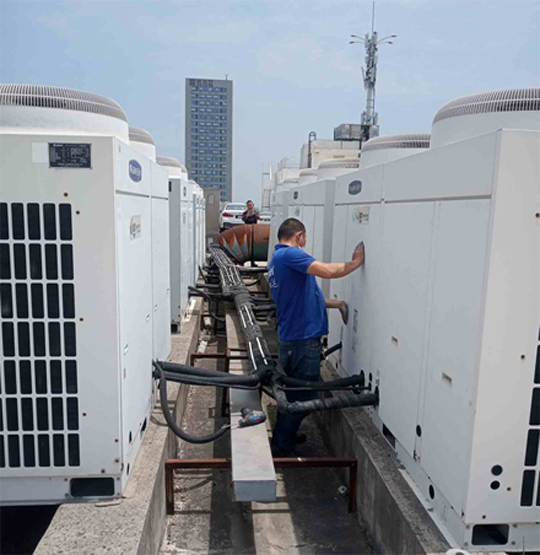 长宁中央空调制热和不制冷系统维修方法